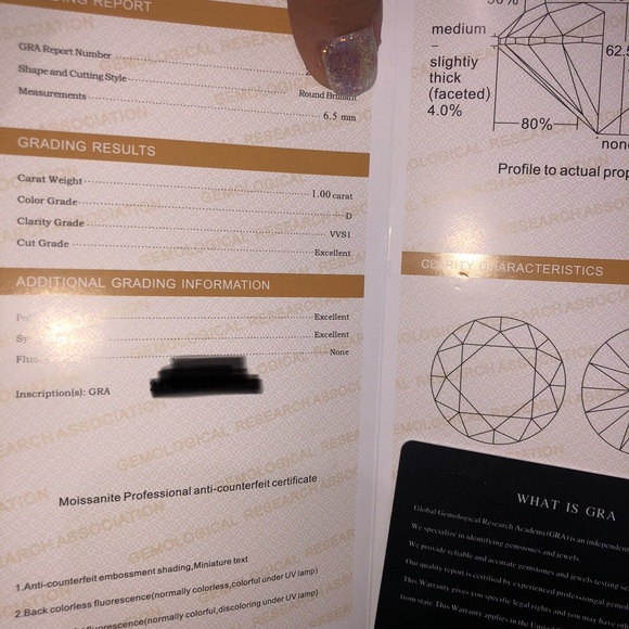 GRA CERTIFIED BRILLIANT CUT 2ct DIAMOND EARRINGS - Picture 10 of 11